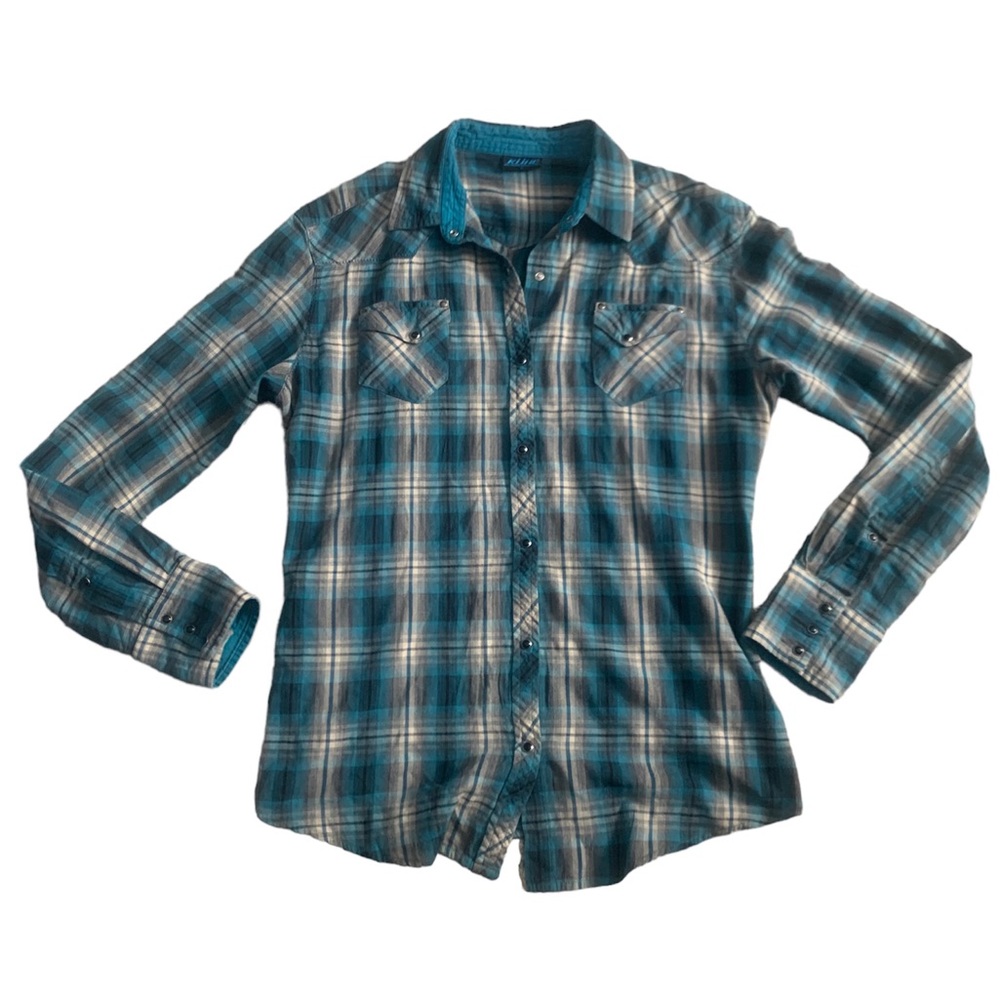 KUHL PLAID BUTTON DOWN SHIRT